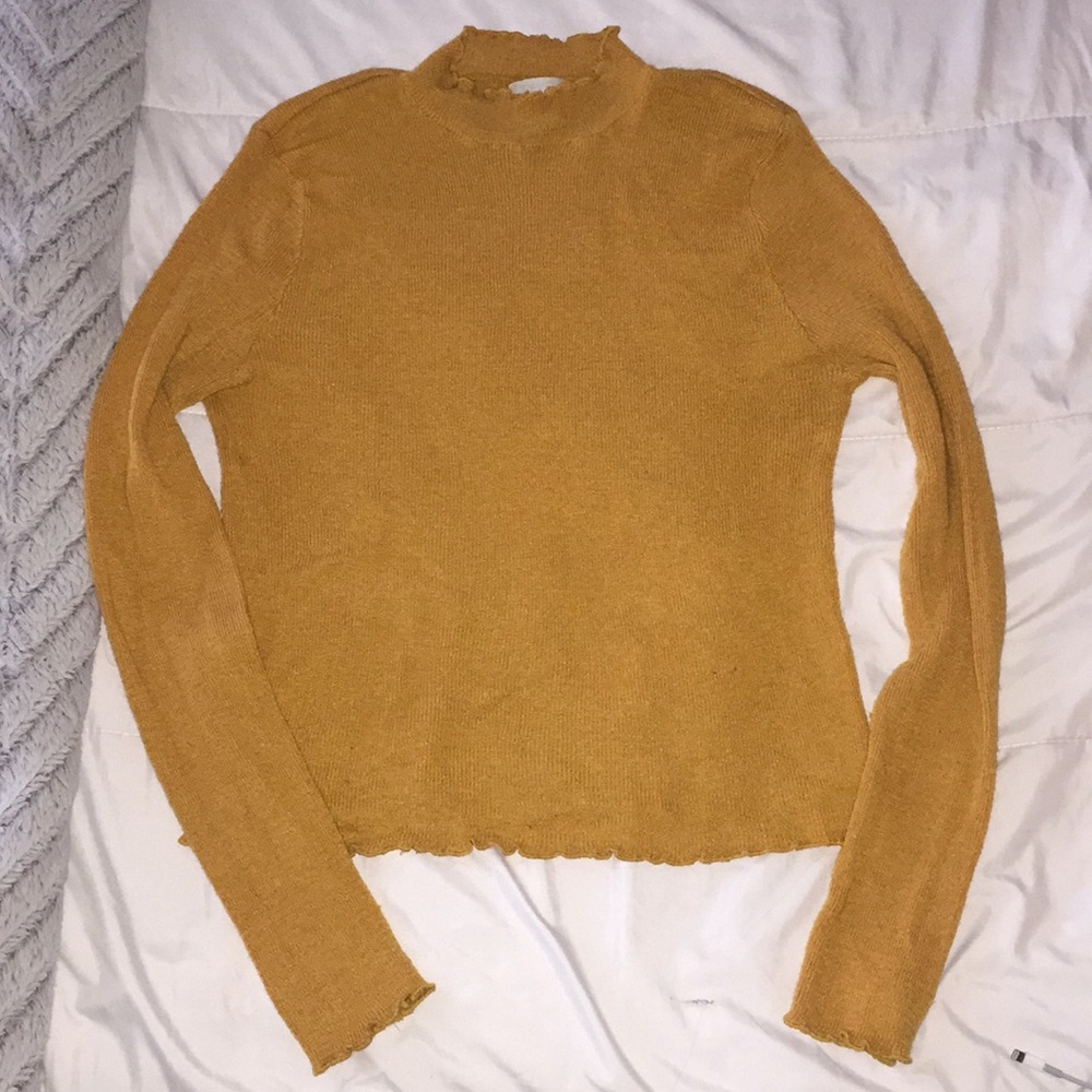 Mustard long sleeve shirt